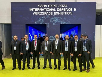 İstanbul Fuar Merkezi’nde düzenlenen Saha Expo 2024 Uluslararası Savunma, Havacılık ve Uzay Sanayi Fuarı
